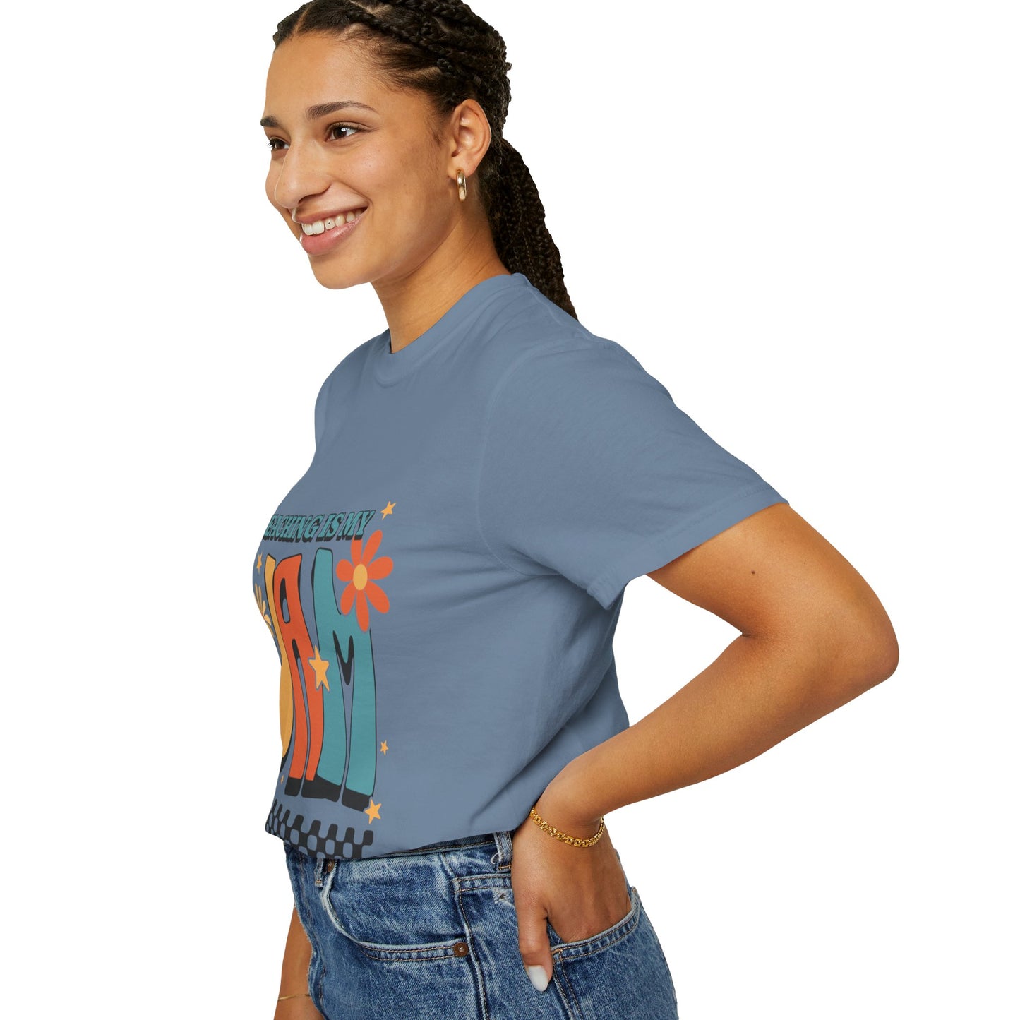 Teaching Is My Jam Unisex Garment-Dyed T-Shirt - Fun Teacher Gift
