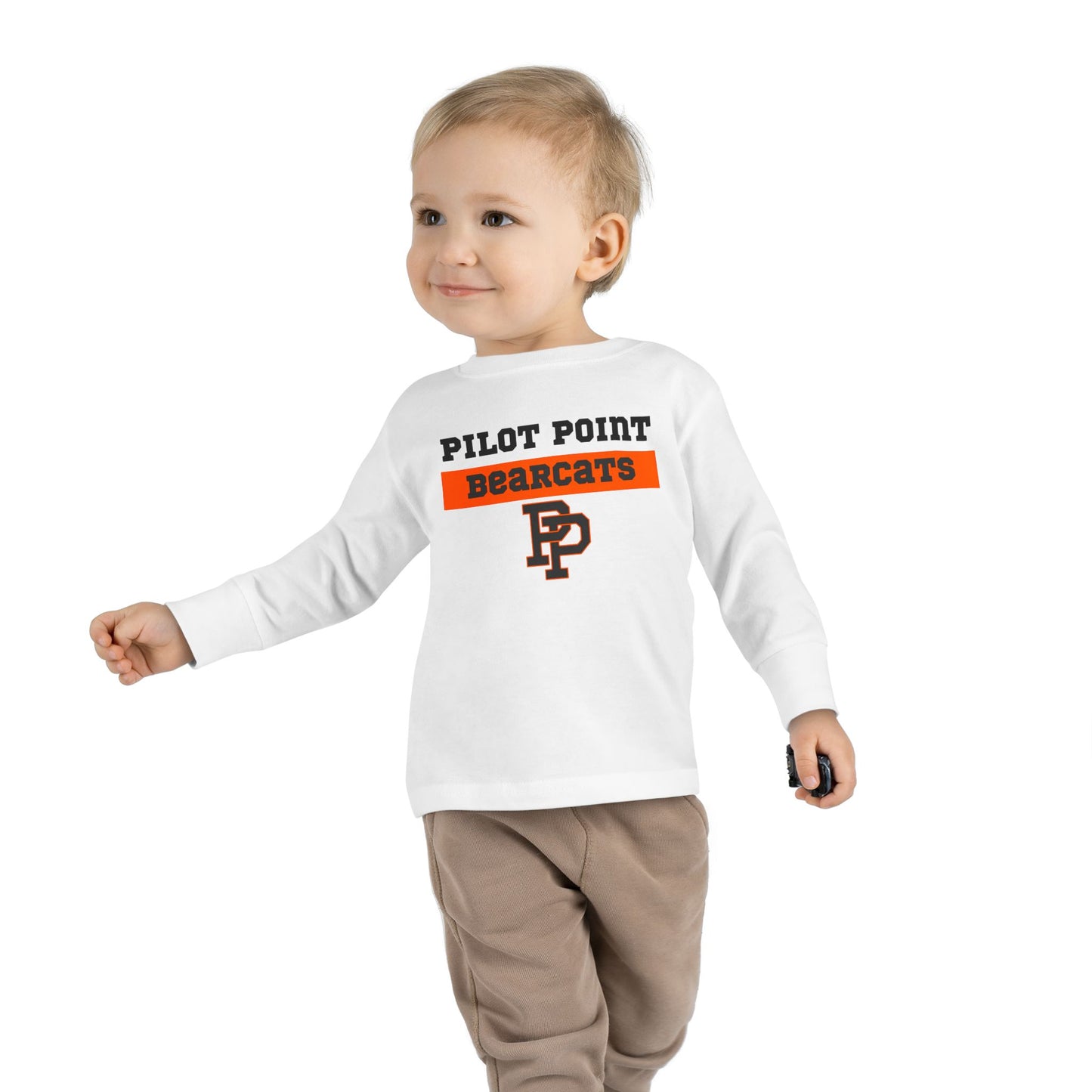 Pilot Point Bearcats Toddler Long Sleeve Tee - Cute & Cozy Kids Gear