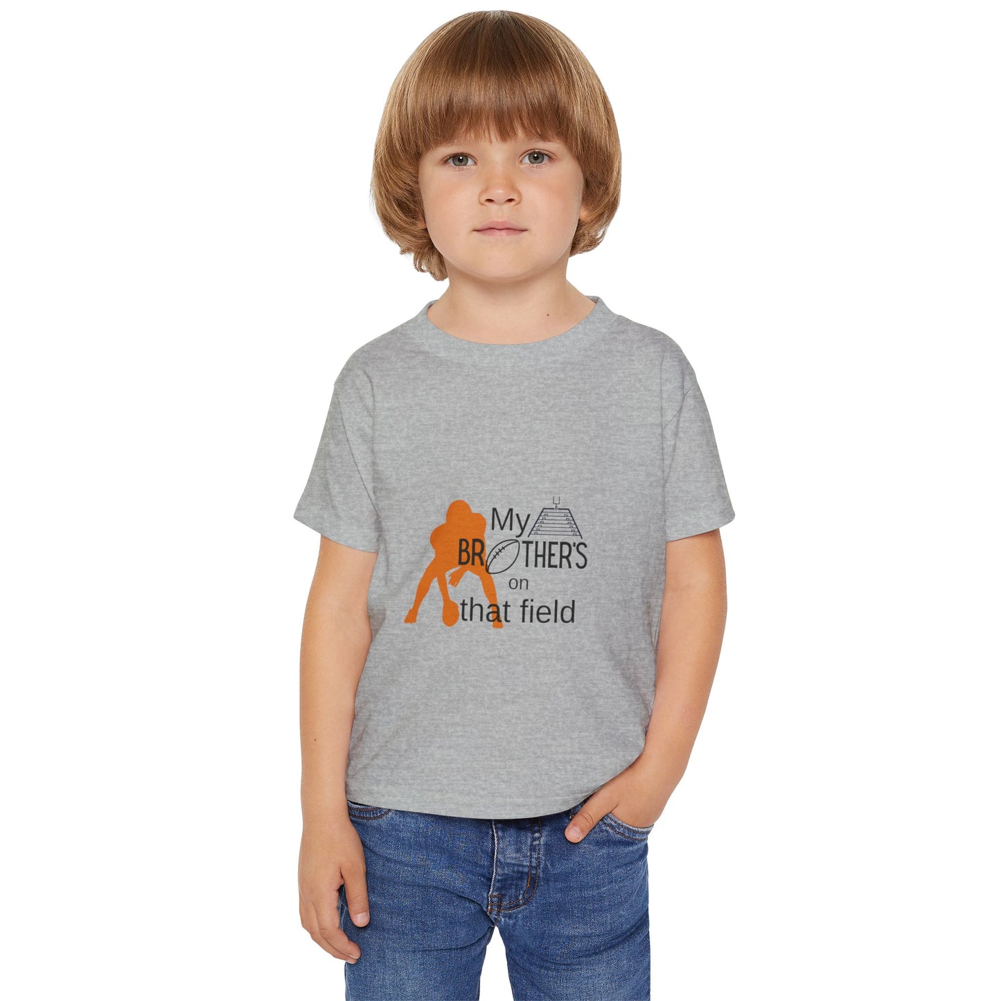 Personalized Toddler T-Shirt: 'My Brother's on that Field'