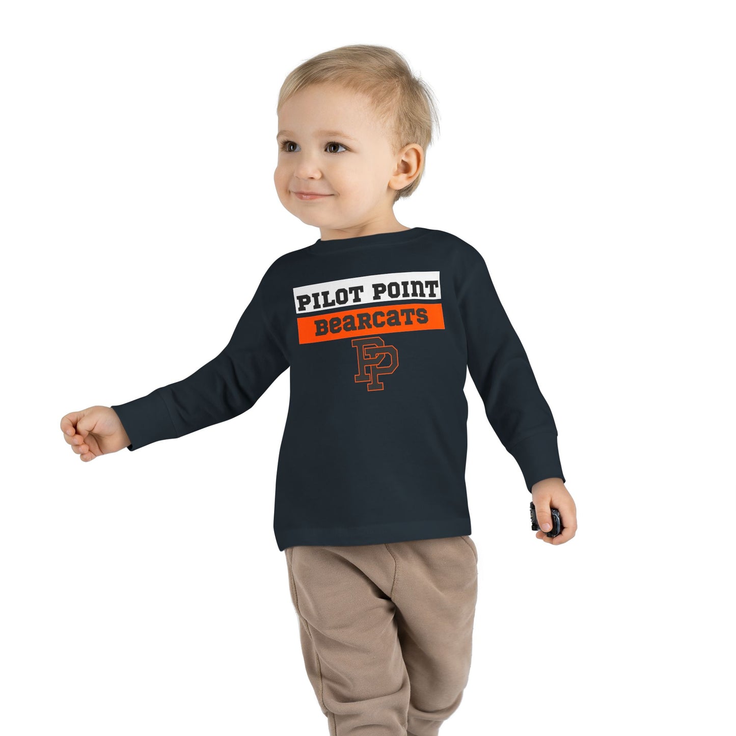 Pilot Point Bearcats Toddler Long Sleeve Tee - Cute & Cozy Kids Gear