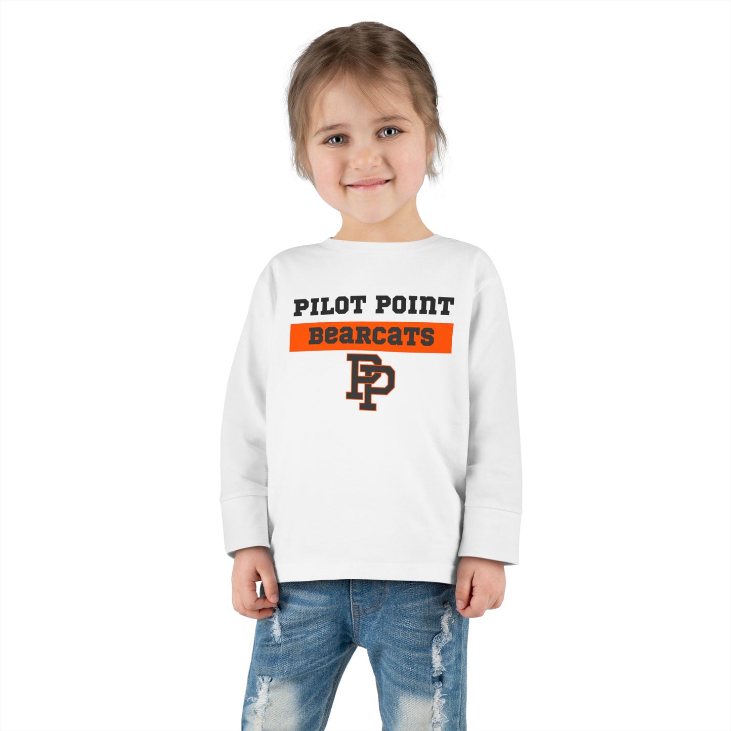 Pilot Point Bearcats Toddler Long Sleeve Tee - Cute & Cozy Kids Gear