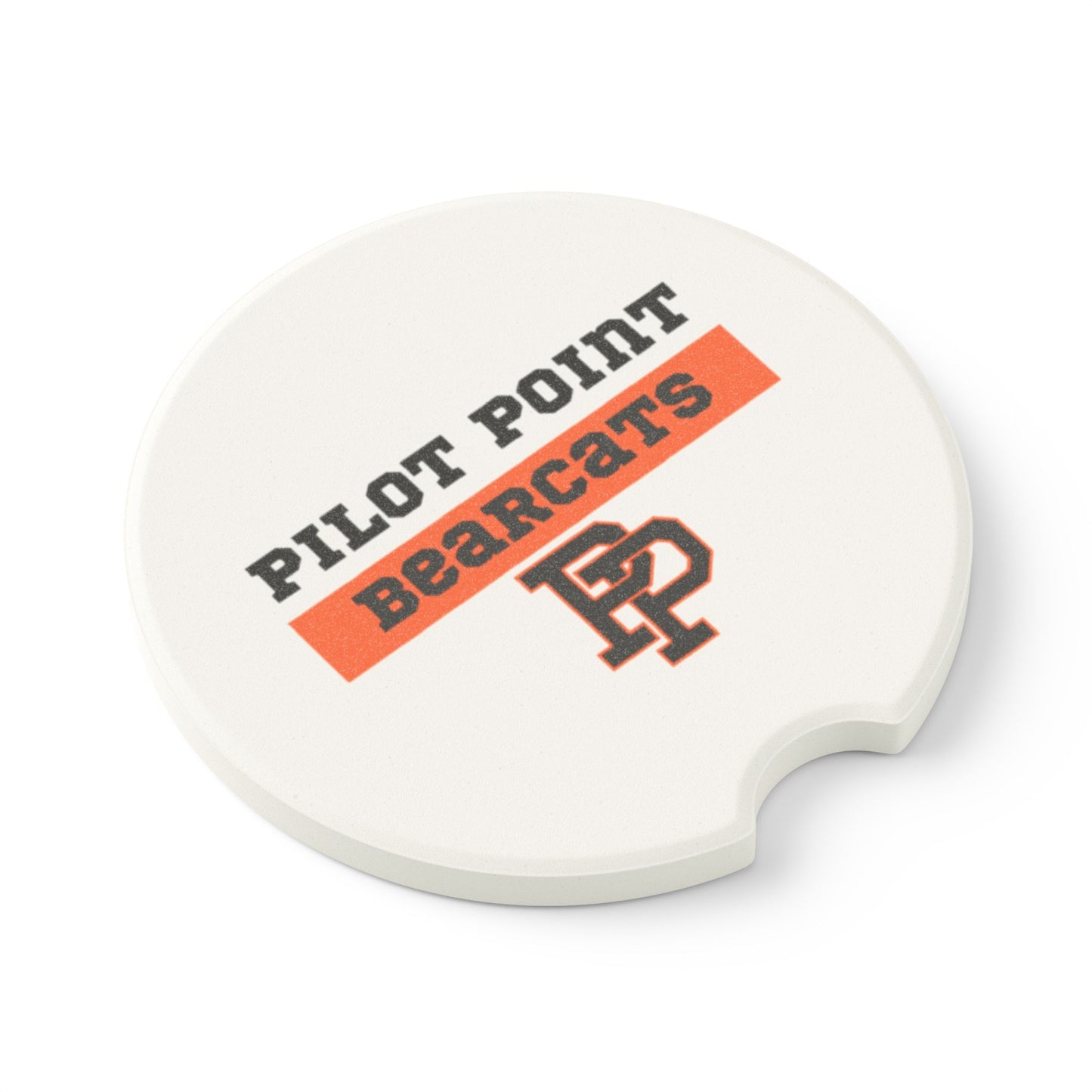 Pilot Point Bearcats Soapstone Car Coaster - Personalized Auto Accessory