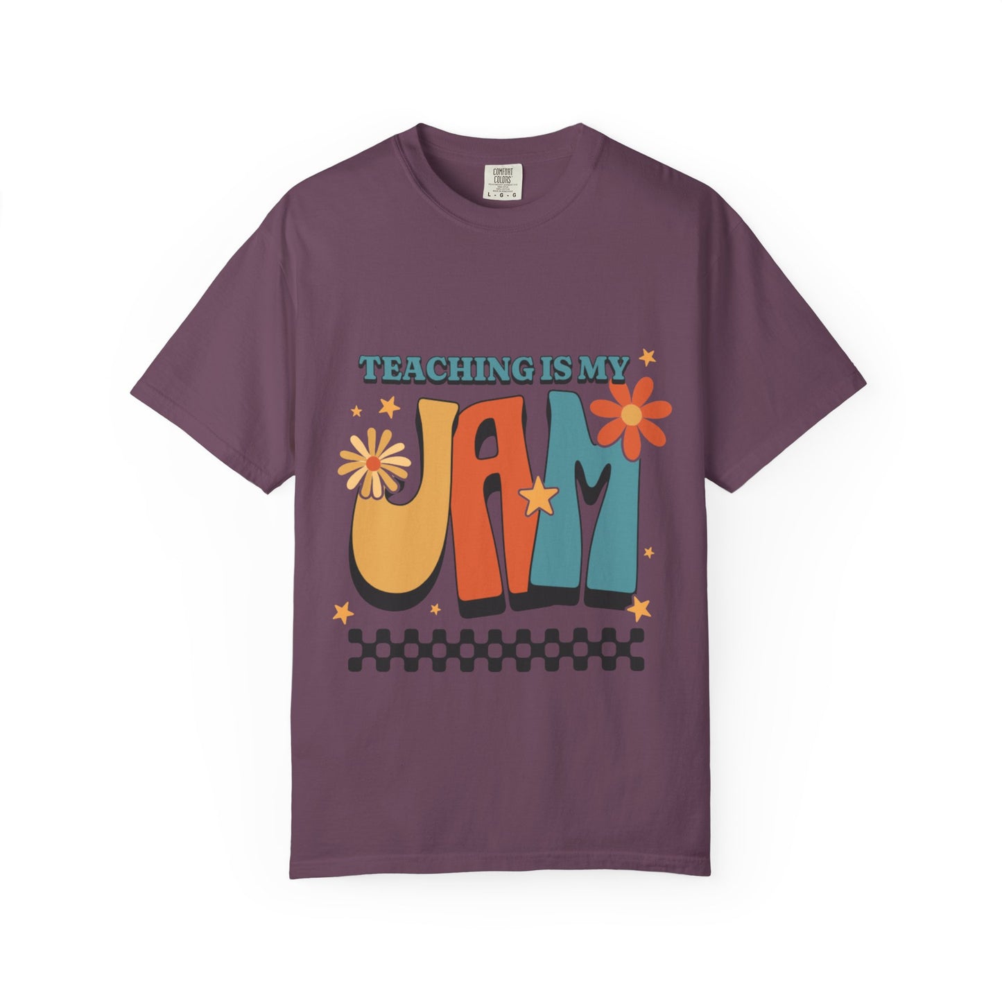 Teaching Is My Jam Unisex Garment-Dyed T-Shirt - Fun Teacher Gift