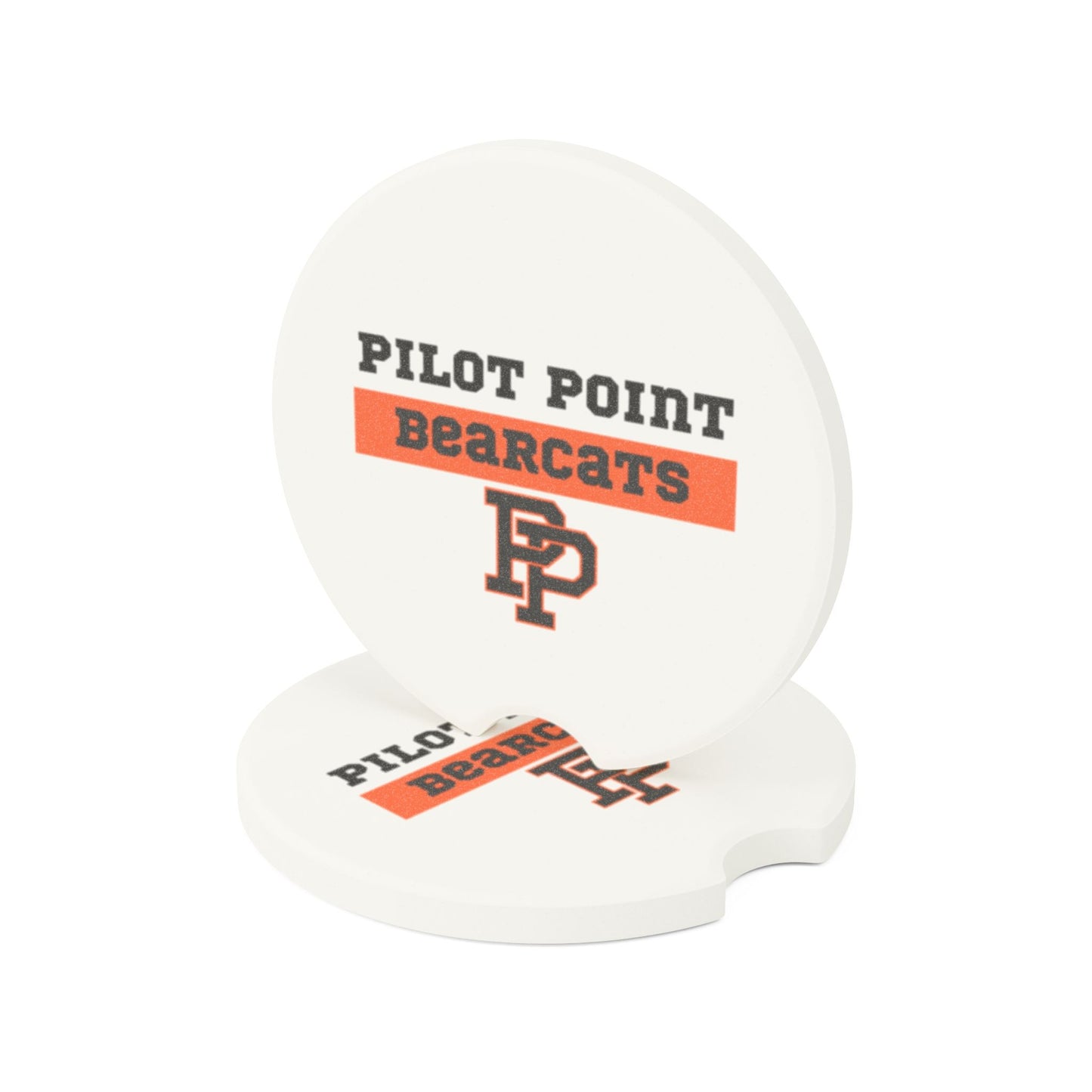 Pilot Point Bearcats Soapstone Car Coaster - Personalized Auto Accessory