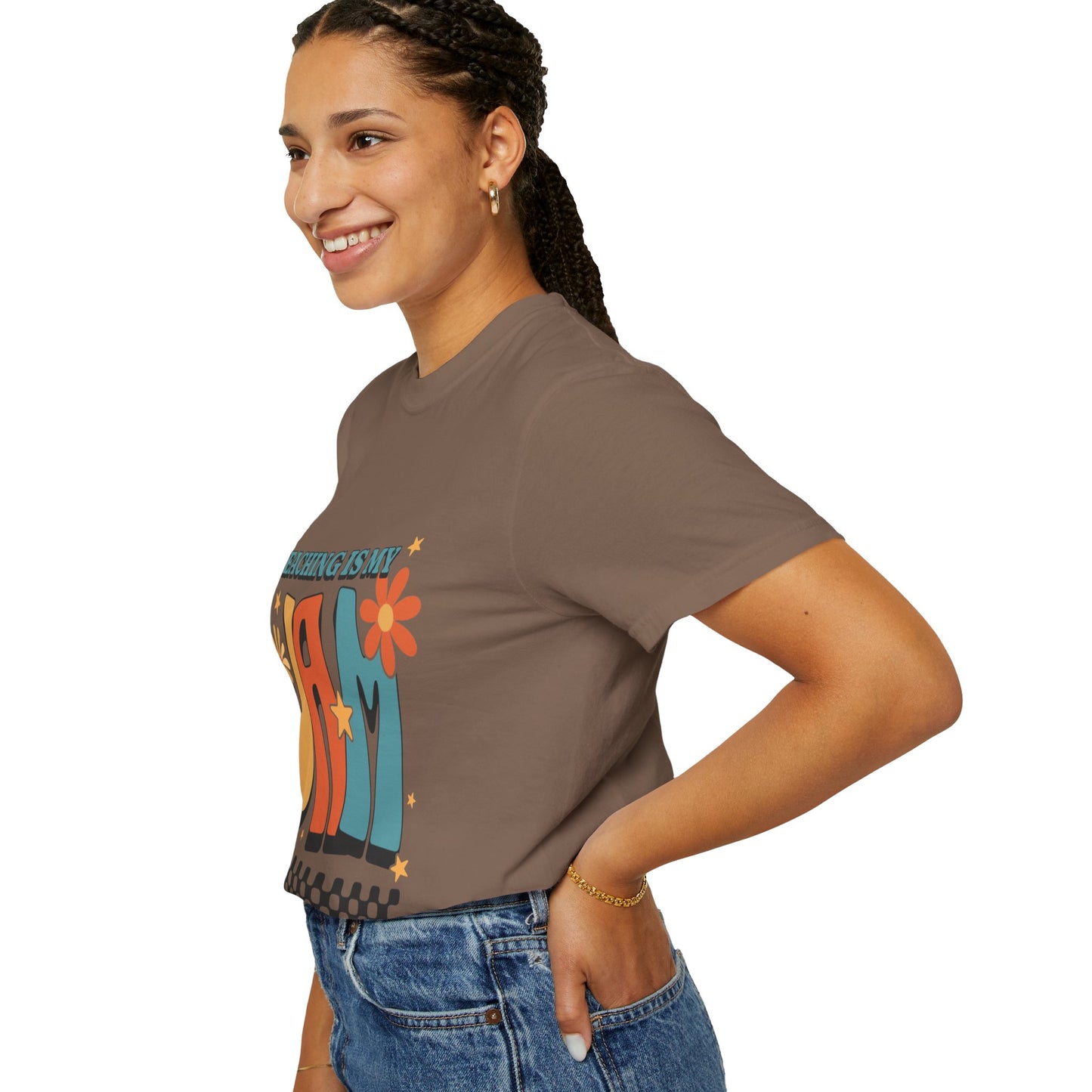 Teaching Is My Jam Unisex Garment-Dyed T-Shirt - Fun Teacher Gift