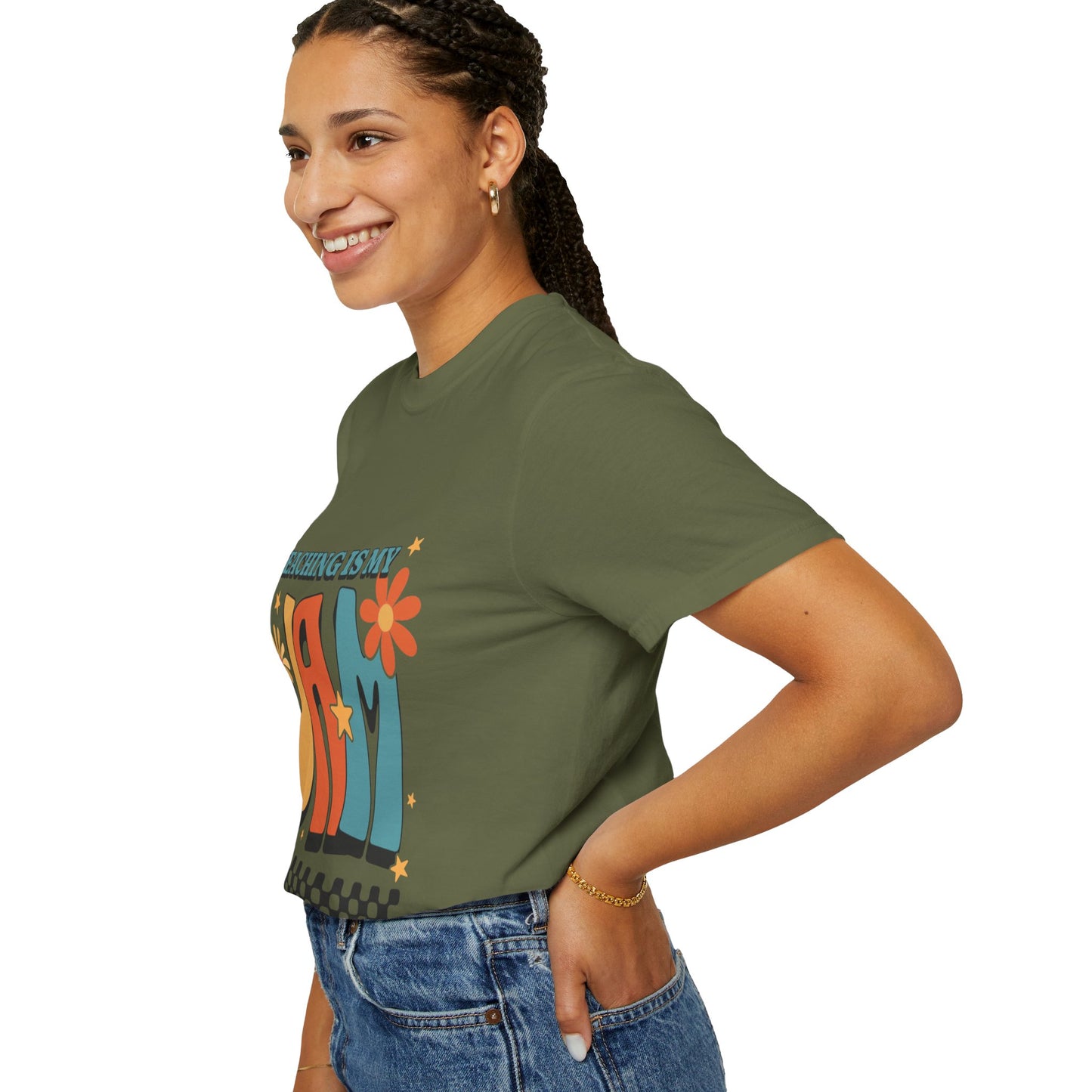 Teaching Is My Jam Unisex Garment-Dyed T-Shirt - Fun Teacher Gift