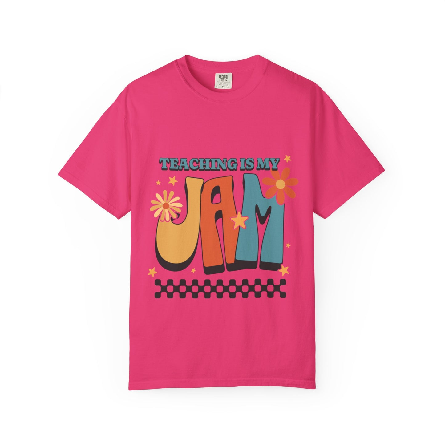 Teaching Is My Jam Unisex Garment-Dyed T-Shirt - Fun Teacher Gift