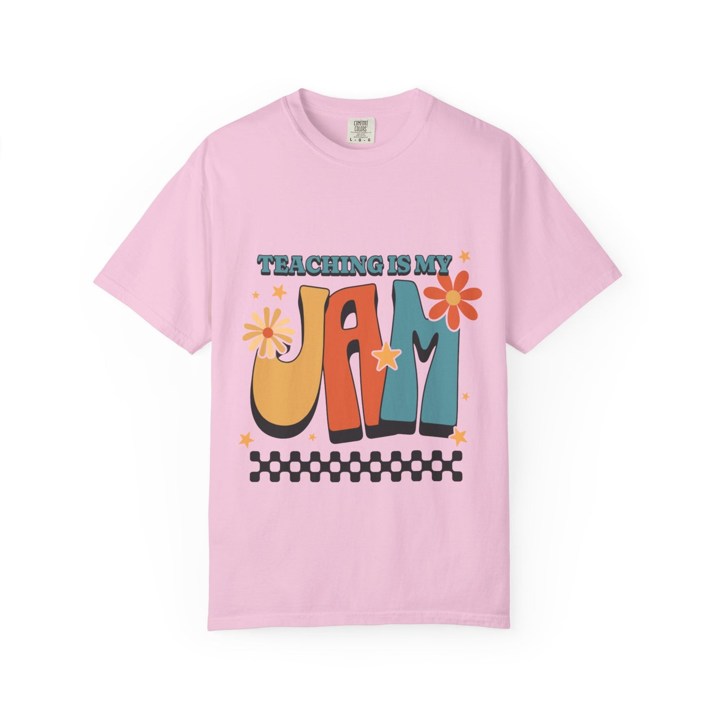 Teaching Is My Jam Unisex Garment-Dyed T-Shirt - Fun Teacher Gift