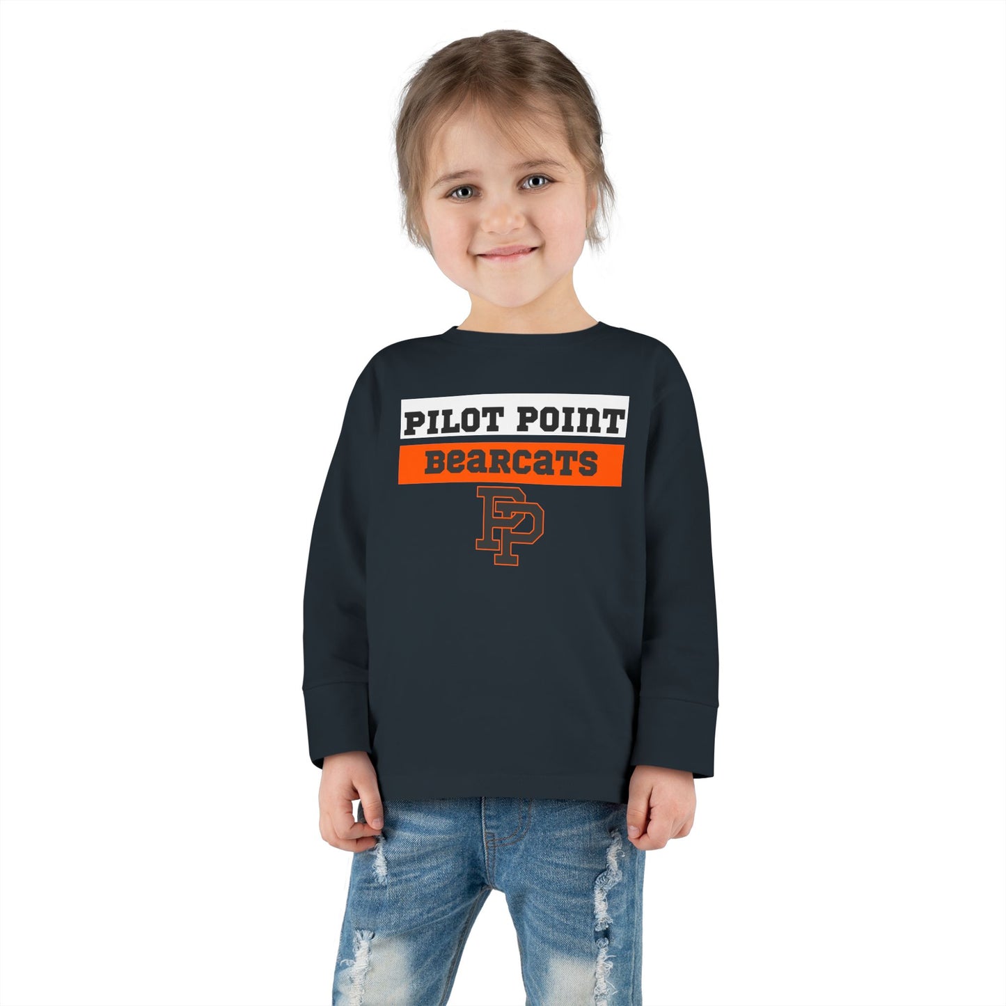 Pilot Point Bearcats Toddler Long Sleeve Tee - Cute & Cozy Kids Gear