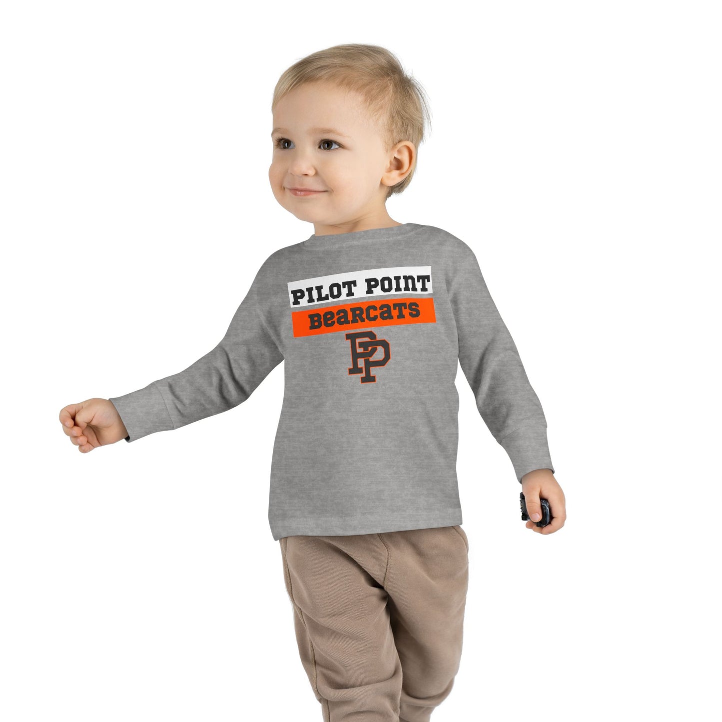 Pilot Point Bearcats Toddler Long Sleeve Tee - Cute & Cozy Kids Gear