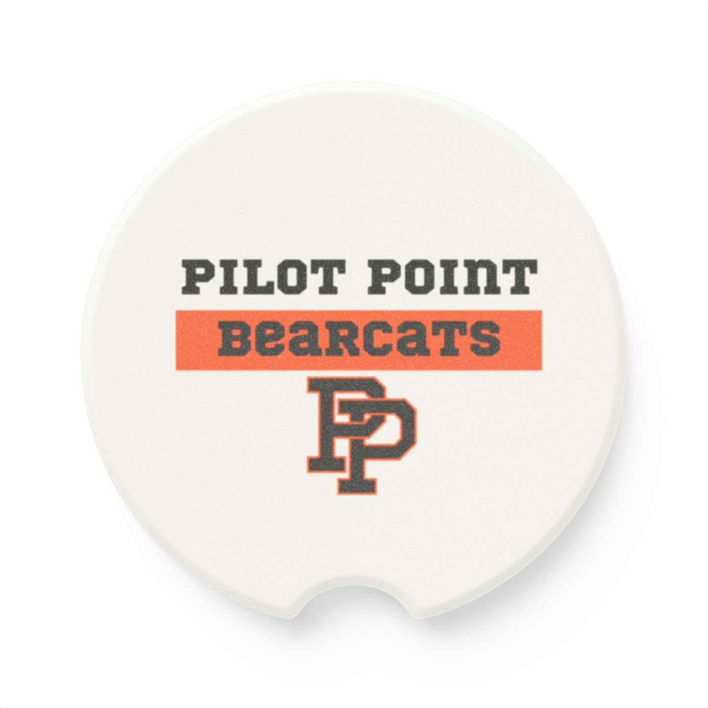 Pilot Point Bearcats Soapstone Car Coaster - Personalized Auto Accessory