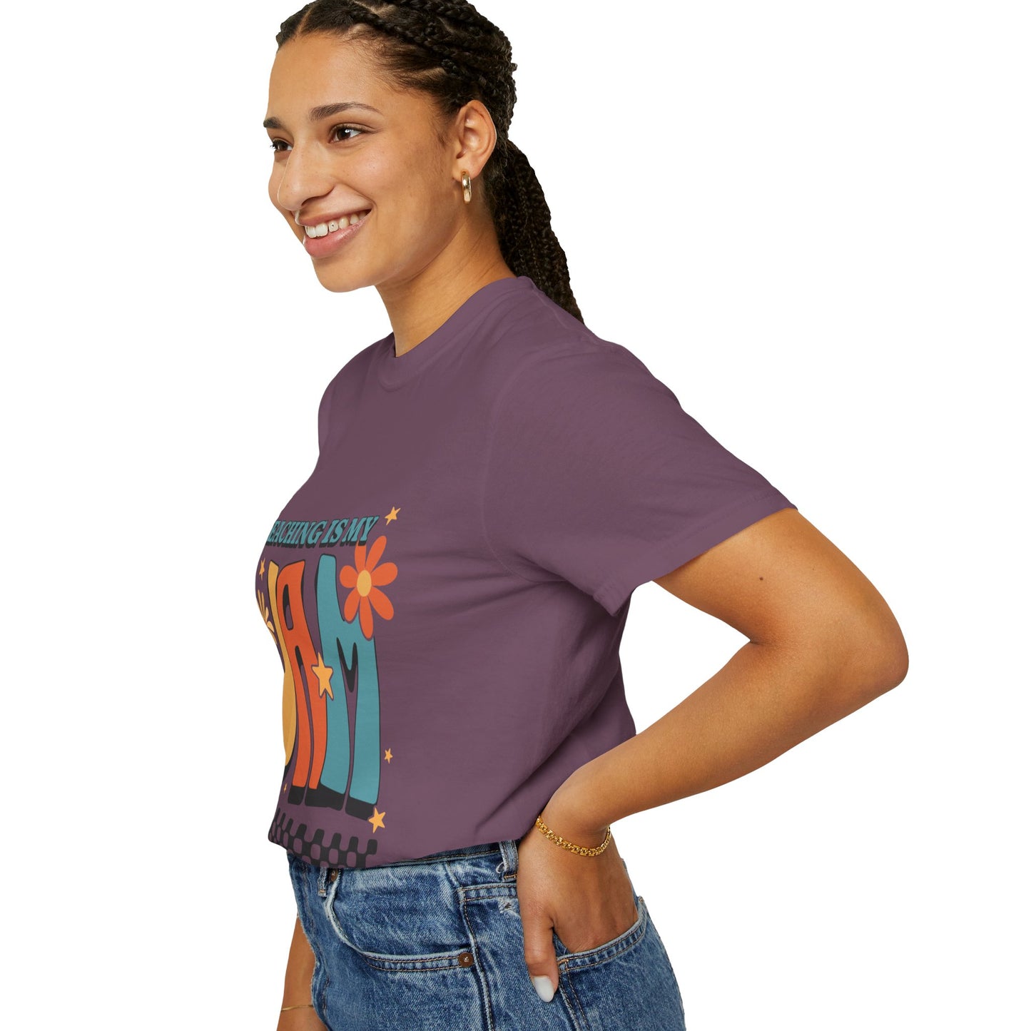 Teaching Is My Jam Unisex Garment-Dyed T-Shirt - Fun Teacher Gift