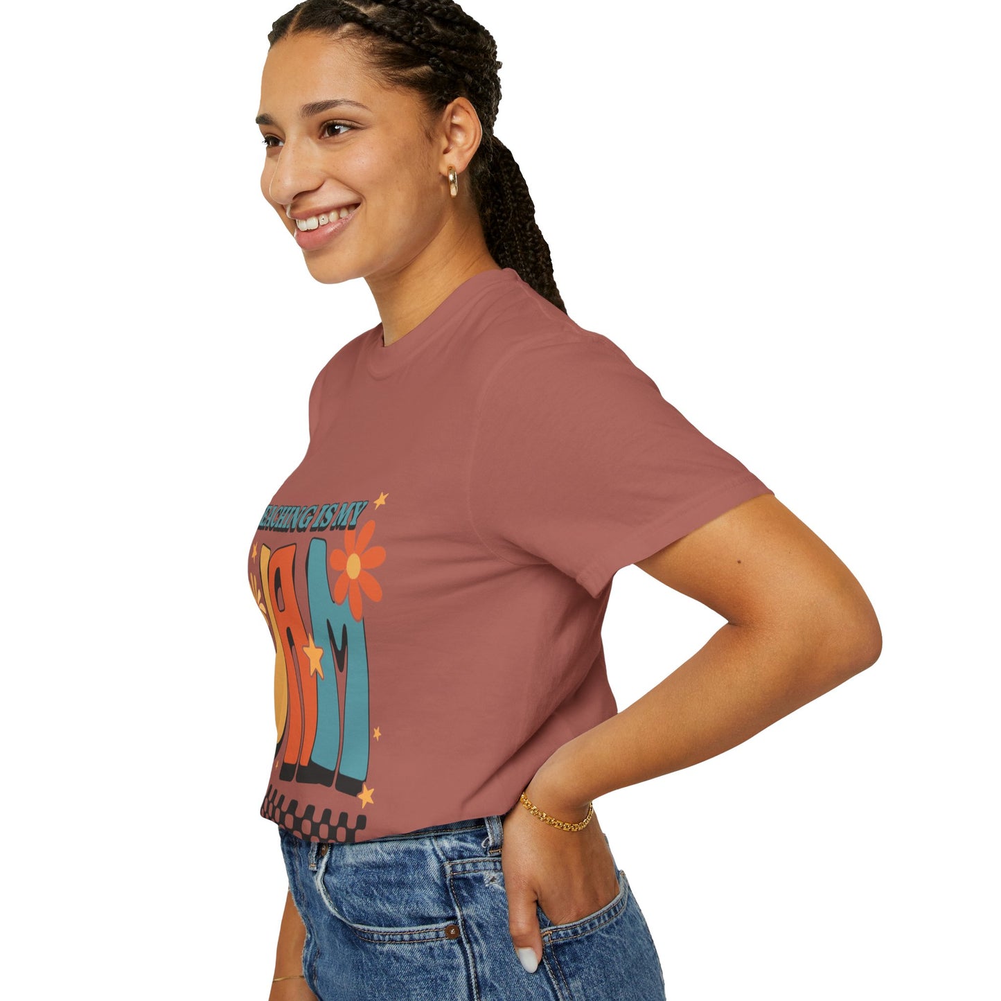Teaching Is My Jam Unisex Garment-Dyed T-Shirt - Fun Teacher Gift