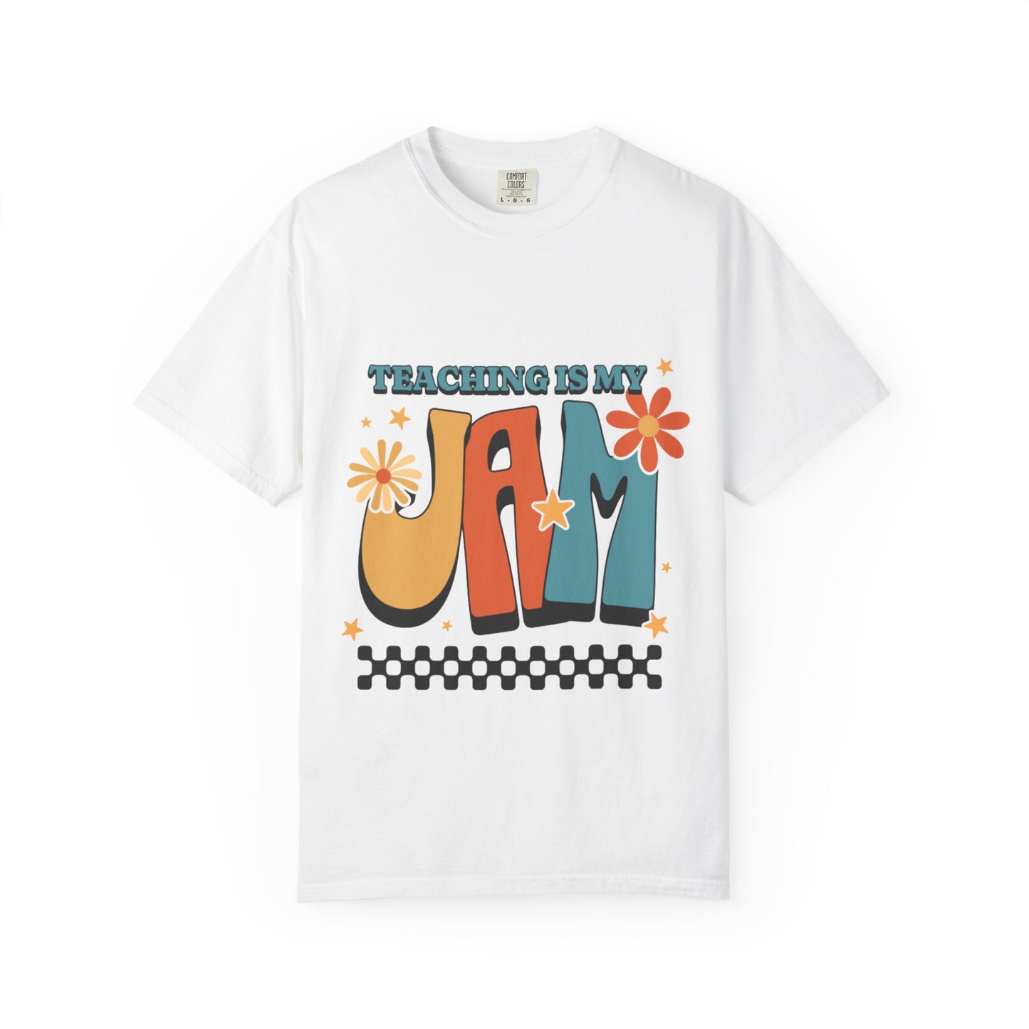 Teaching Is My Jam Unisex Garment-Dyed T-Shirt - Fun Teacher Gift