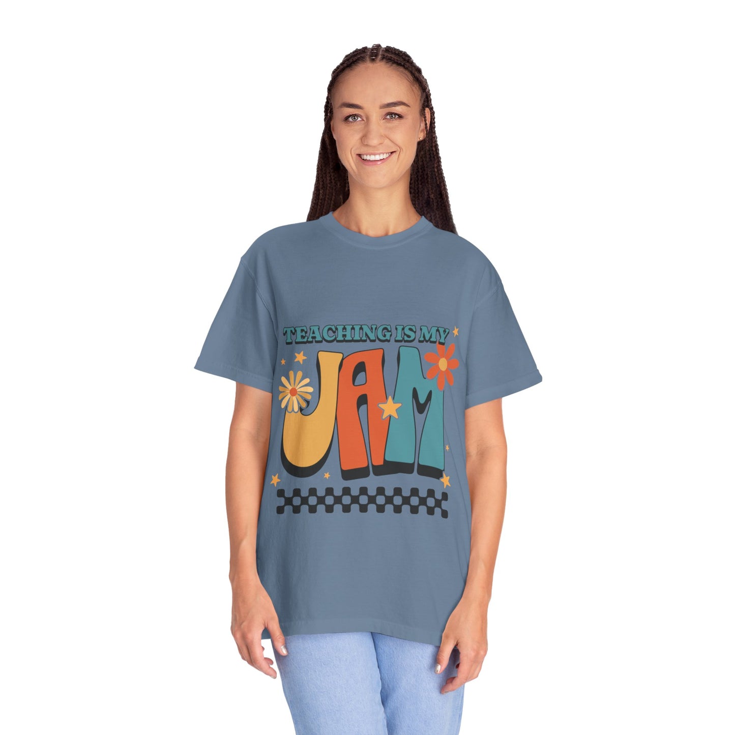 Teaching Is My Jam Unisex Garment-Dyed T-Shirt - Fun Teacher Gift