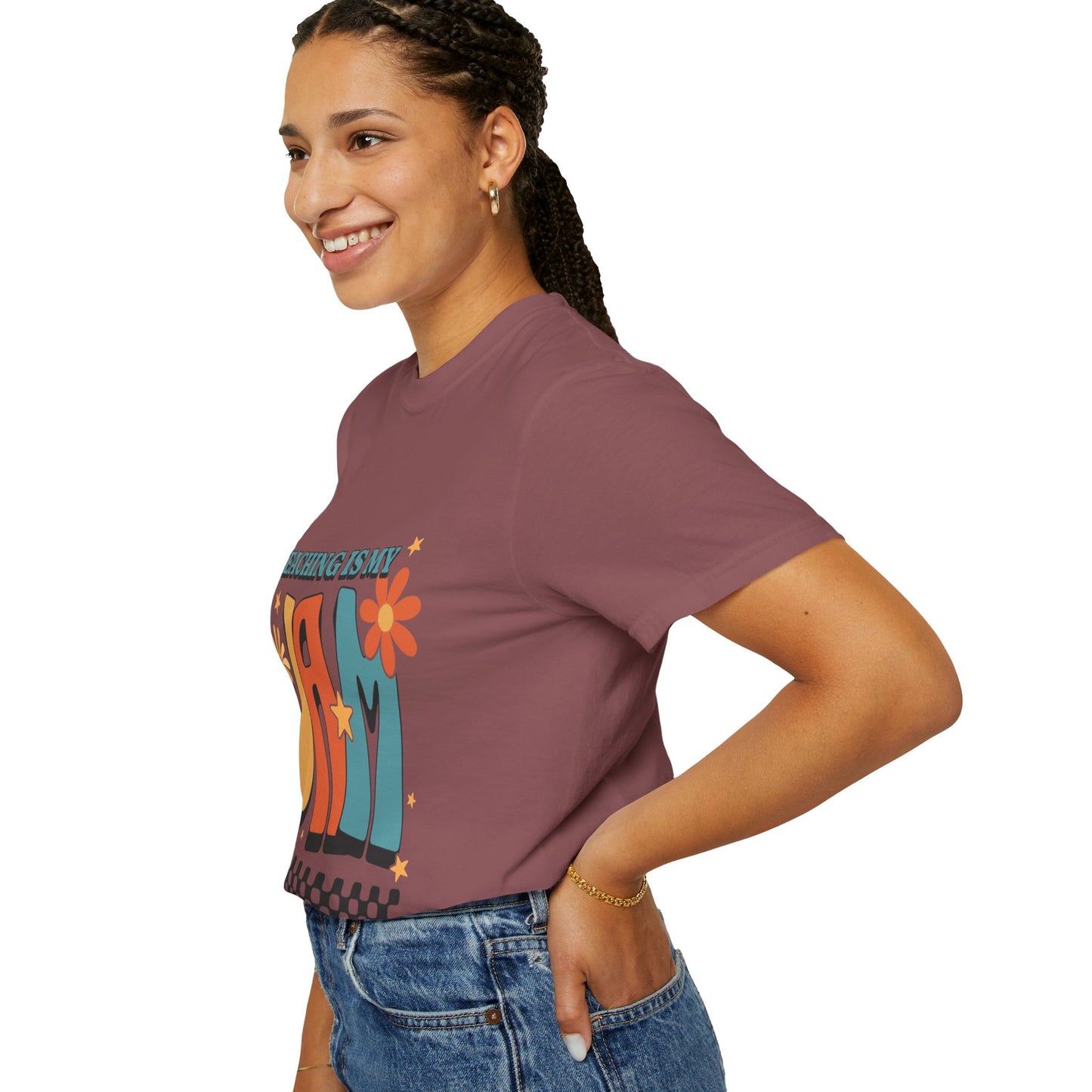 Teaching Is My Jam Unisex Garment-Dyed T-Shirt - Fun Teacher Gift