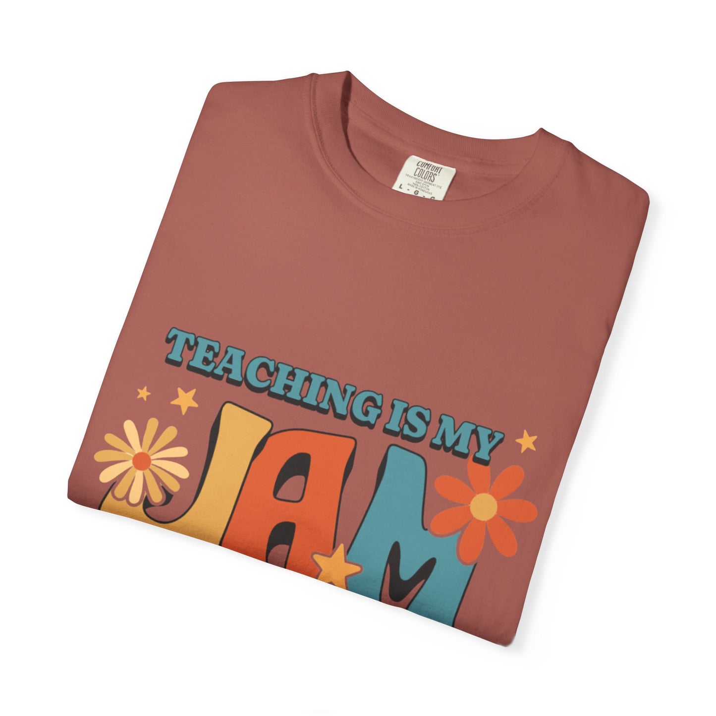 Teaching Is My Jam Unisex Garment-Dyed T-Shirt - Fun Teacher Gift