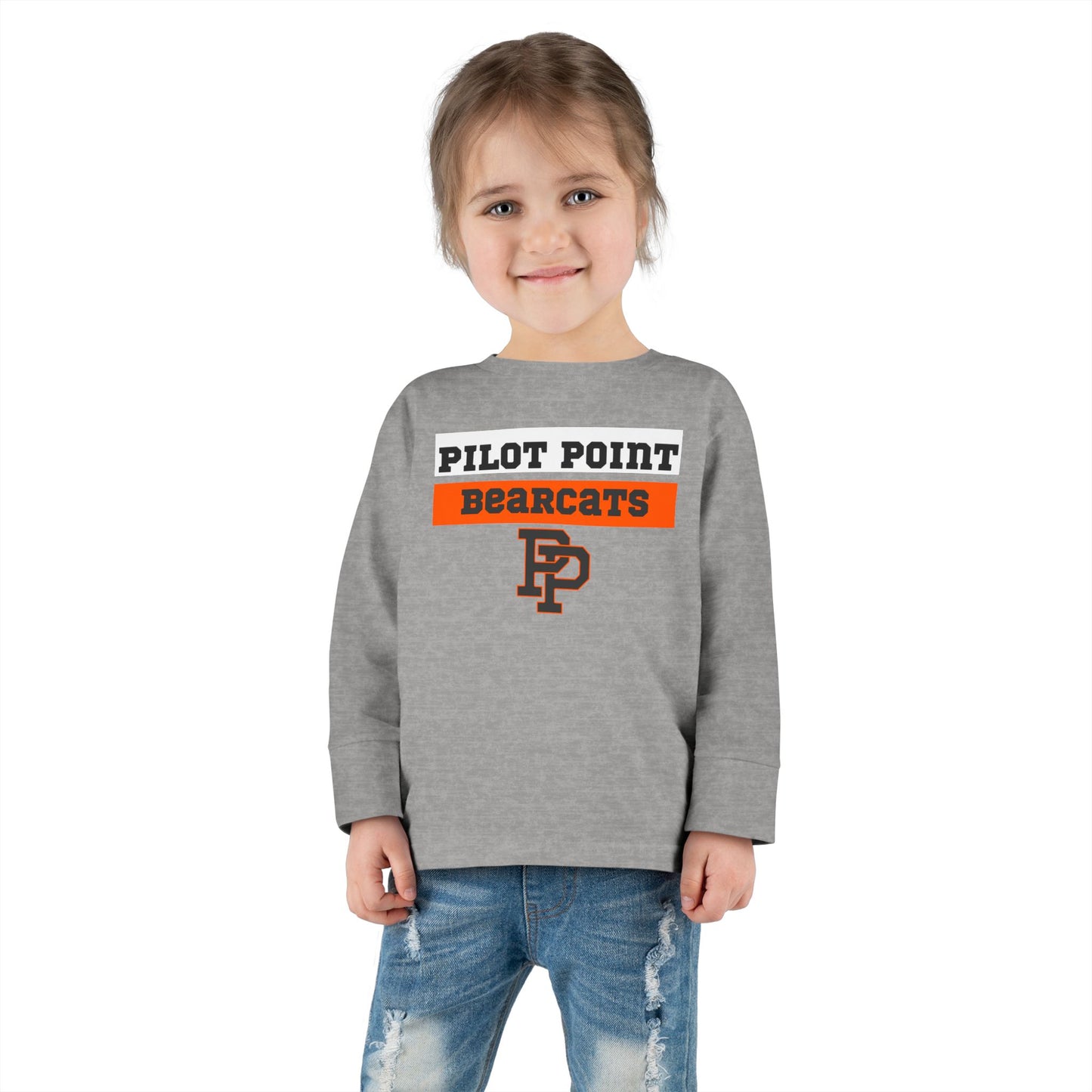 Pilot Point Bearcats Toddler Long Sleeve Tee - Cute & Cozy Kids Gear