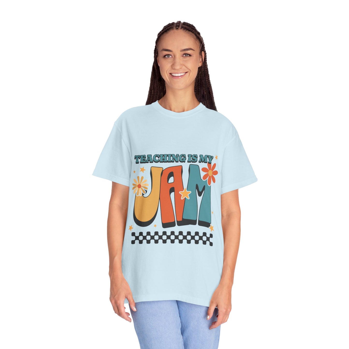Teaching Is My Jam Unisex Garment-Dyed T-Shirt - Fun Teacher Gift